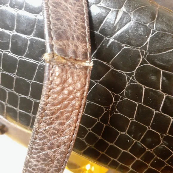 Vintage Bally  Leather Bag Brown  Bally - Picture 5 of 10